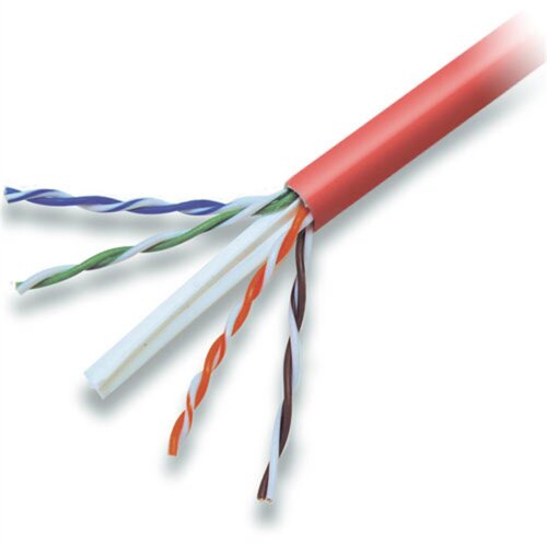 Belkin CAT6 Solid Bulk Cable - Red
