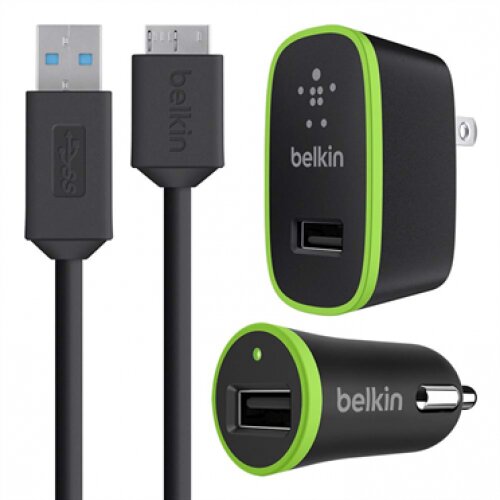 Belkin Charger Kit with USB 3.0 Micro-B Cable (10 Watt/2.1 Amp)
