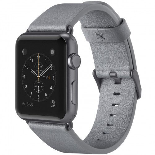 Belkin Classic Leather Band for Apple Watch 38mm - Gray