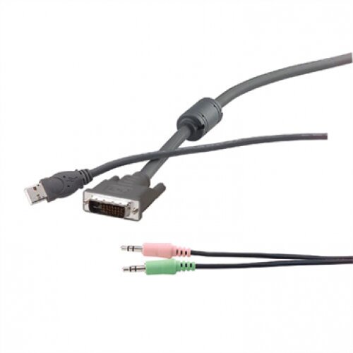 Belkin DVI KVM Cable Kit, DVI & USB - 10.0 - Feet