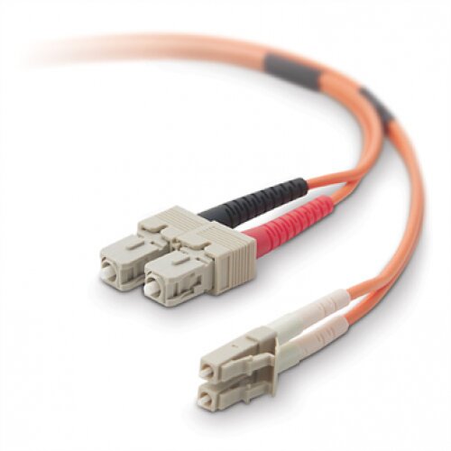 Belkin Fiber Optic Cable; Multimode LC/SC Duplex MMF, 62.5/125