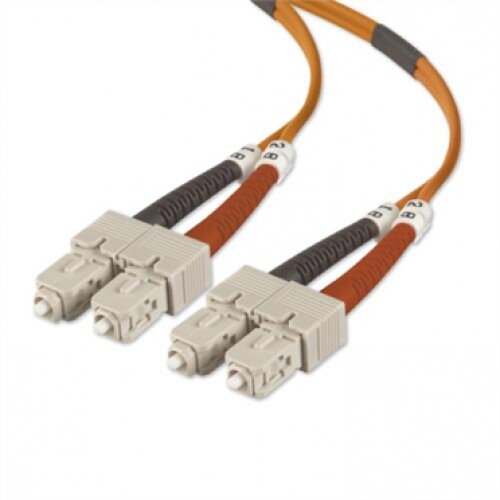 Belkin Fiber Optic Cable; Multimode SC/SC Duplex MMF, 50/125 - 5.0 - Meters
