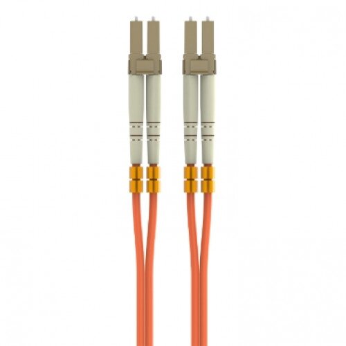 Belkin Fiber Optic Cable; Orange Multimode LC/LC Duplex, 50/125 OM2