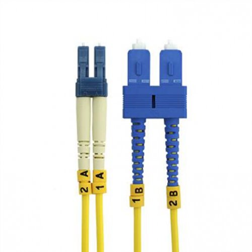Belkin Fiber Optic Cable; Singlemode SC/LC Duplex, 8.3/125