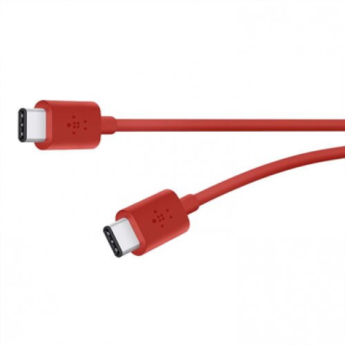 Belkin MIXIT USB-C to USB-C Charge Cable (Also Known as USB Type C) - Red