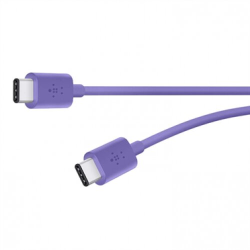 Belkin MIXIT USB-C to USB-C Charge Cable (Also Known as USB Type C) - Purple