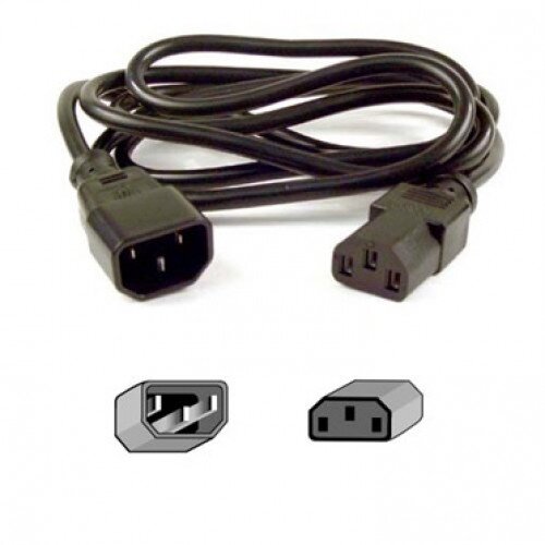 Belkin PRO Series Computer-Style AC Power Extension Cable - 2.0 - Feet