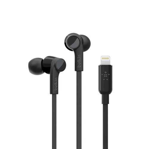 Belkin RockStar Headphones with Lightning Connector - Black