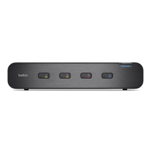 Belkin Secure Dual-Head DVI-I KVM Switch 4-Port