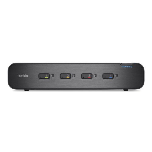 Belkin Secure Dual-Head DVI-I KVM Switch 4-Port with CAC