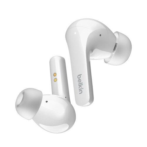 Belkin SoundForm Flow Noise Cancelling Earbuds - White