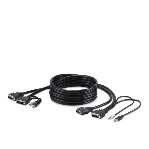 Belkin TAA 2 DVI/USB/AUD SKVM CBL DVI-D M/M USB A/B - 6.0 - Feet