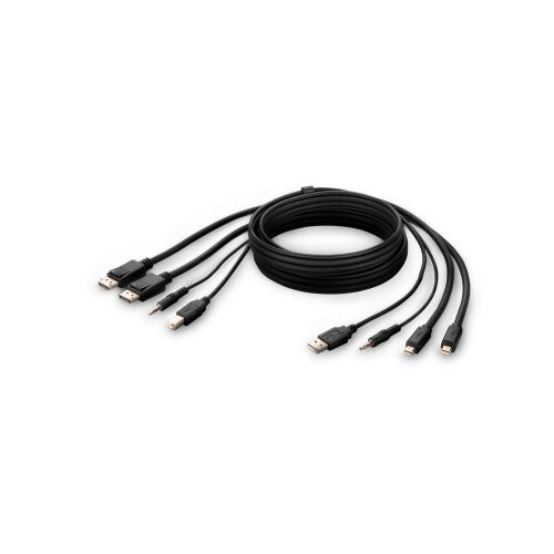Belkin TAA 2 MDP to DP/USB/AUD CBL VID M/M USB A/B - 10.0 - Feet