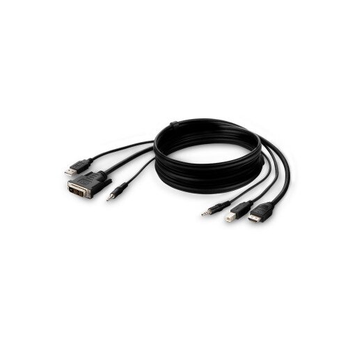 Belkin TAA DVI to HDMI/USB/AUD CBL VID MM USB A/B - 6.0 - Feet