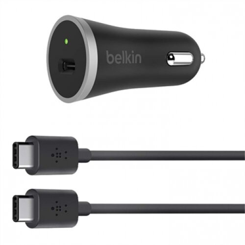 Belkin USB-C Car Charger + USB-C Cable