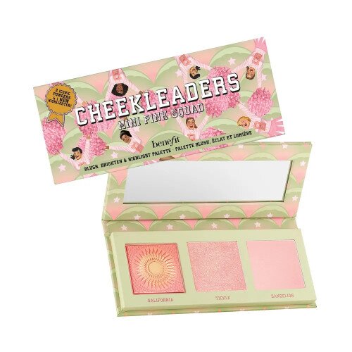 Benefit Cosmetics Cheekleaders Mini Pink Squad Blush, Brighten & Highlight Palette