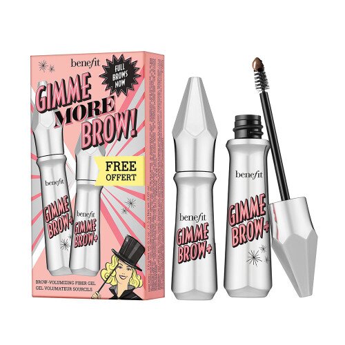 Benefit Cosmetics Gimme More Brow! Volumizing Gel Duo - 4 Warm Deep Brown