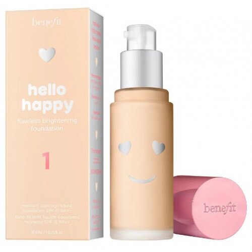 Benefit Cosmetics Hello Happy Flawless Brightening Foundation - Full - 1 Fair Cool