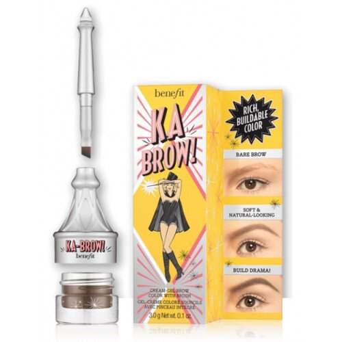 Benefit Cosmetics Ka-BROW! Eyebrow Cream-Gel Color with Brush - 4 Warm Deep Brown