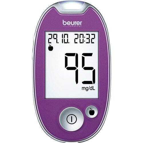 Beurer GL 44 mg/dL Blood Glucose Monitor - Purple