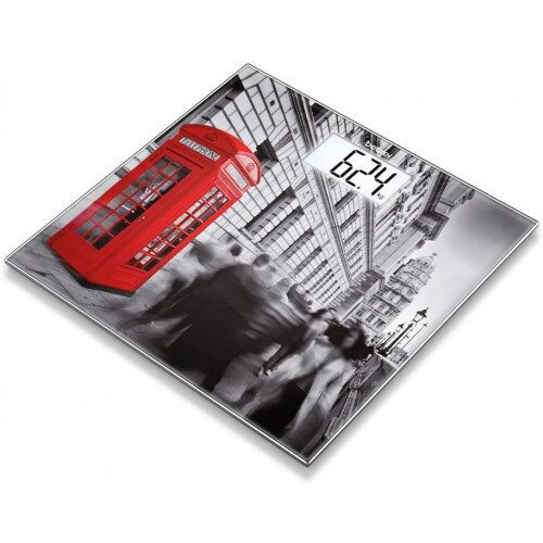 Beurer GS 203 Glass Bathroom Scale - London