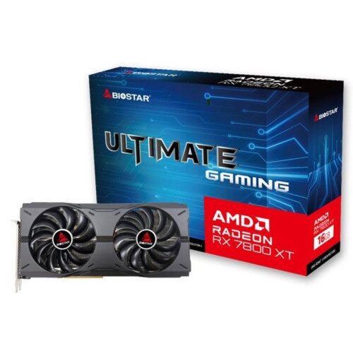 BIOSTAR AMD Radeon RX7800XT VA7806XMP2 Graphics Card