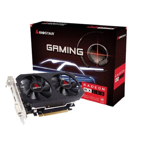 BIOSTAR AMD Radeon RX560 4GB GDDR5 128Bit Graphics Card