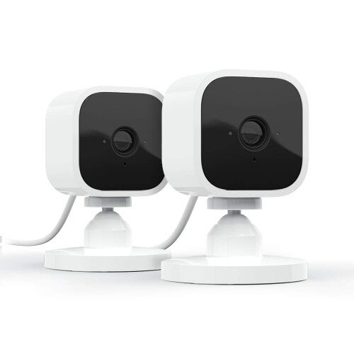 Blink Mini Indoor Plug-In Smart Home Security Camera - 2 Pack