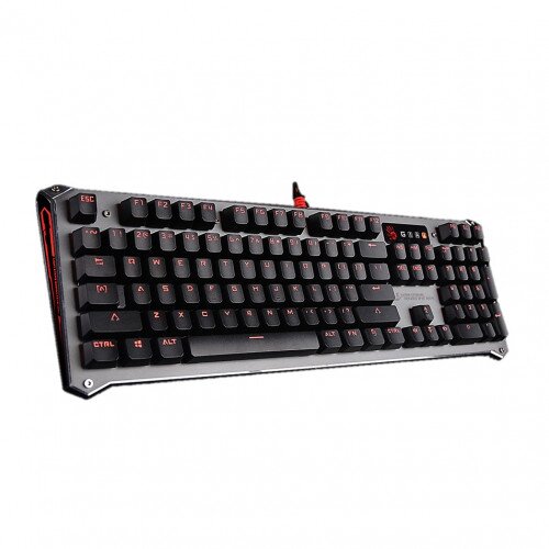 Bloody B840 Full Light Strike Gaming Keyboard - Gun Black