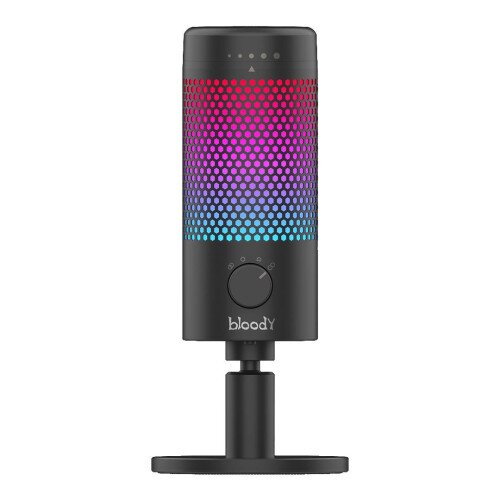 Bloody GM50 Pro RGB USB Streaming Microphone - Black