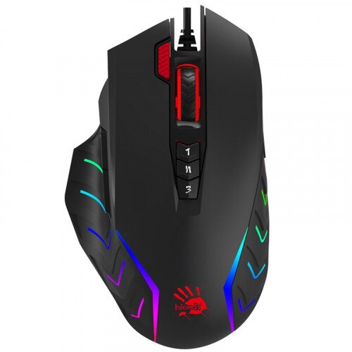 Bloody J95 2-Fire RGB Animation Gaming Mouse