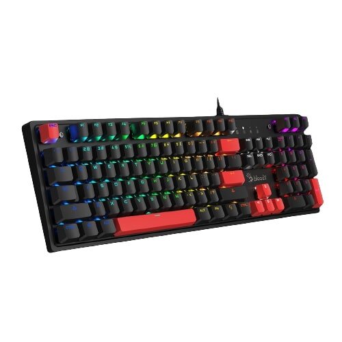 Bloody S510N Mechanical Switch RGB Gaming Keyboard - Black & Red