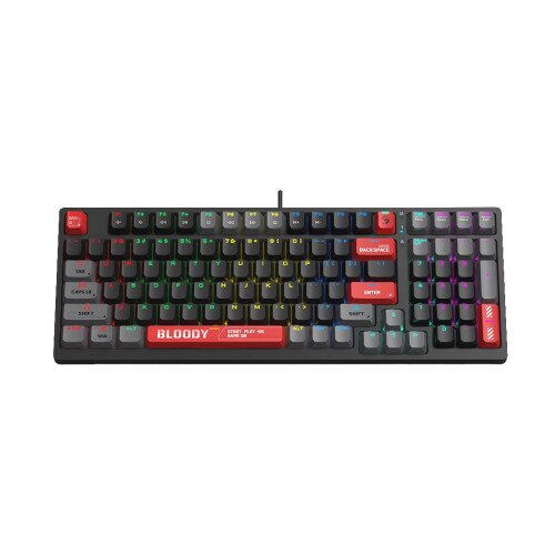 Bloody S98 RGB Mechanical Wired Keyboard - Red