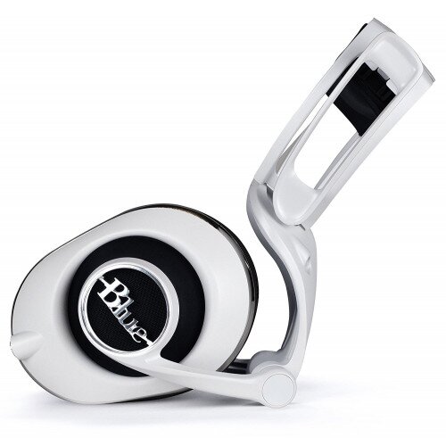 Blue LOLA Over-Ear High Fidelity Headphones - White