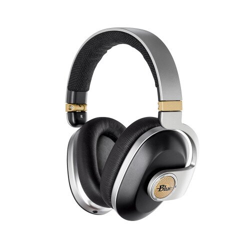 Blue Satellite Premium Wireless Noise-Cancelling Headphones with Audiophile Amp