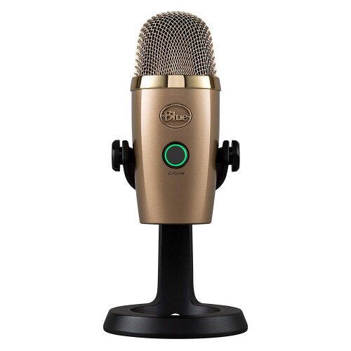 Logitech G Blue Yeti Nano Premium Dual-Pattern USB Microphone with Blue VO!CE - Cubano Gold