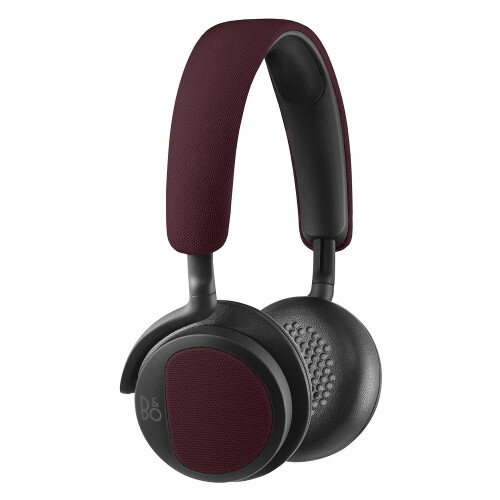 Bang & Olufsen BeoPlay H2 On-Ear Wired Headphones - Deep Red