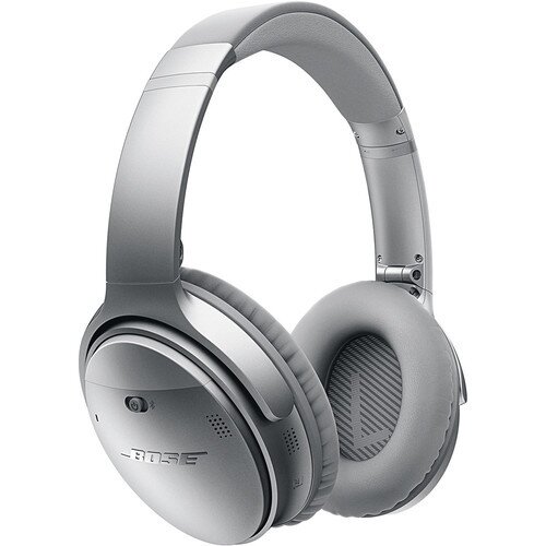 Bose QuietComfort 35 Over-Ear Wireless Headphones - Silver