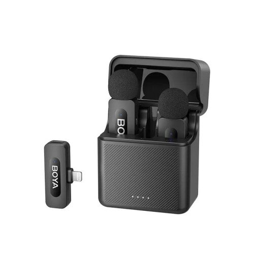 BOYA BY-V3 2.4 GHz Dual-Channel Wireless Microphone