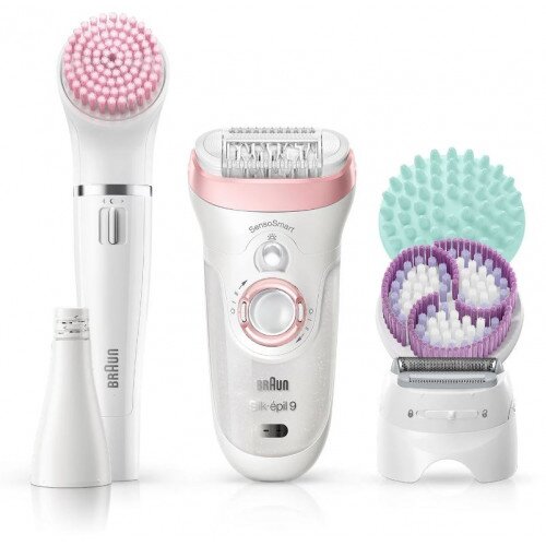 Braun Silk-Epil Beauty Set 9 9/985 BS Wet & Dry Epilator