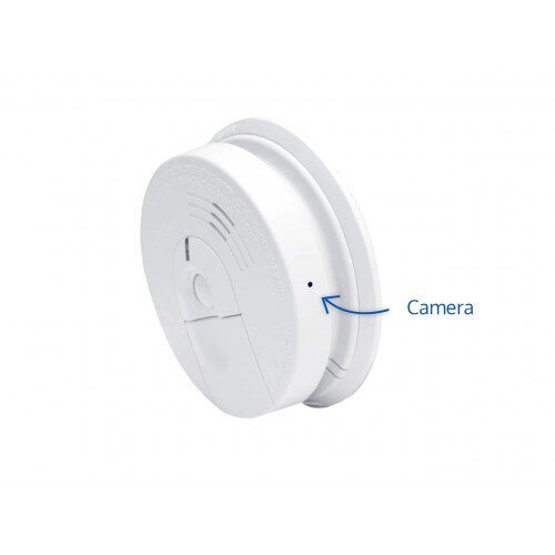 Bush Baby HD WiFi Hardwired Smoke Detector Hidden Camera - Side View