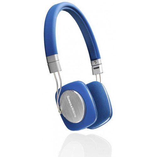 Bowers & Wilkins P3 On-Ear Wired Headphones - Blue/Grey