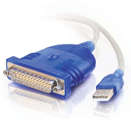 C2G 6ft (1.8m) USB to DB25 Serial RS232 Adapter Cable