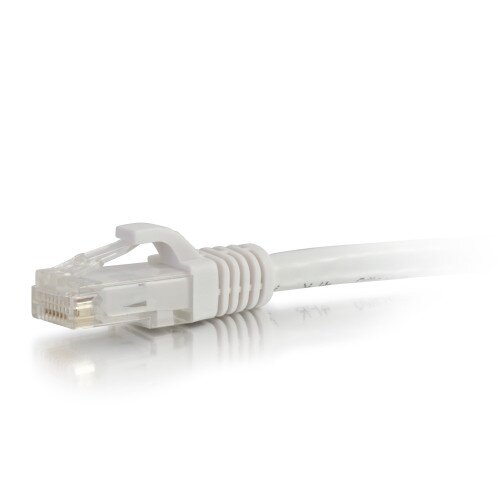 C2G Cat6a Snagless Unshielded (UTP) Ethernet Network Patch Cable - White - 10 FT