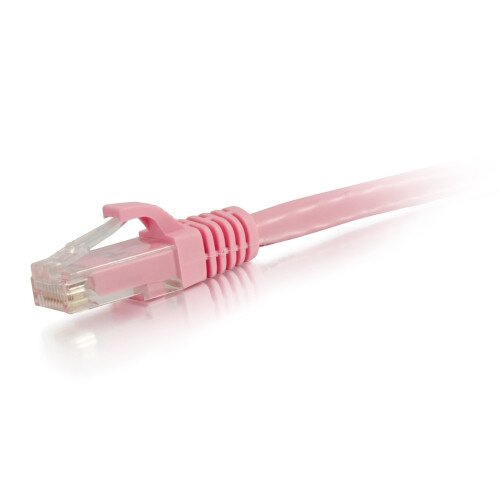 C2G Cat6a Snagless Unshielded (UTP) Ethernet Network Patch Cable - Pink - 20 FT