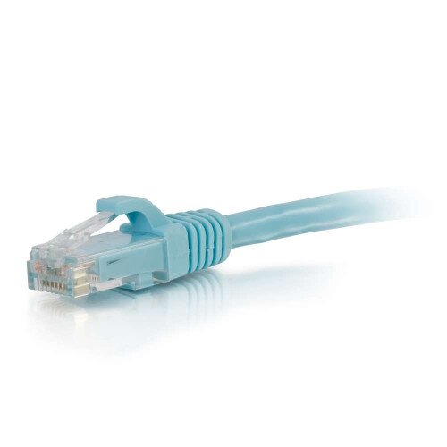 C2G Cat6a Snagless Unshielded (UTP) Ethernet Network Patch Cable - Aqua - 6 FT