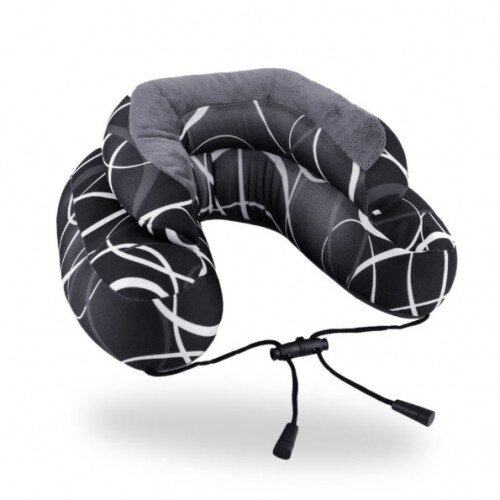 Cabeau Evo Microbead Travel Neck Pillow - Grey Swerve