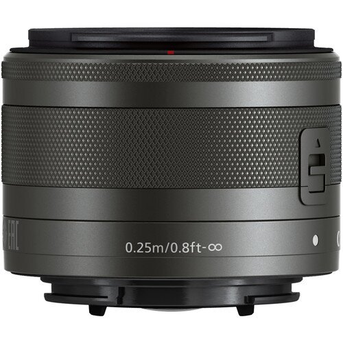 Canon EF-M 15-45mm f/3.5-6.3 IS STM Digital Camera Lens - Black