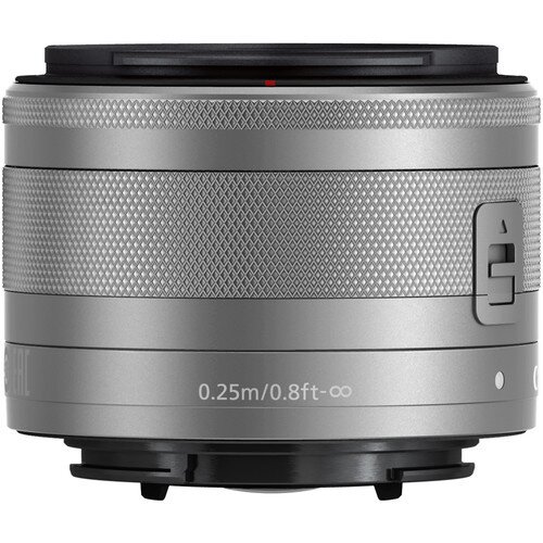 Canon EF-M 15-45mm f/3.5-6.3 IS STM Digital Camera Lens - Silver