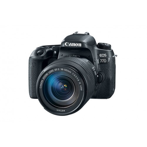 Canon EOS 77D Digital SLR Camera - EF-S 18-135 IS USM Kit